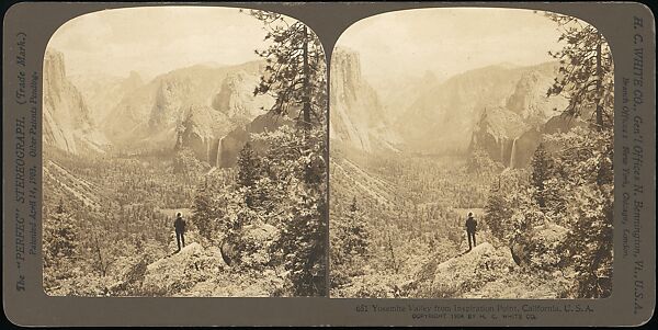 [Group of 100 Stereograph Views of California Nature and Landscapes With a Focus on Yosemite], Keystone View Company, Albumen silver prints