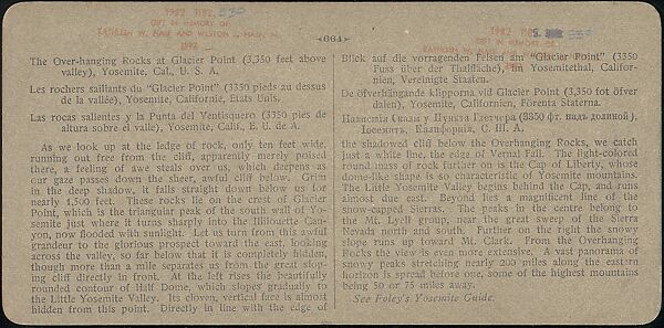 [Group of 100 Stereograph Views of California Nature and Landscapes With a Focus on Yosemite], Keystone View Company, Albumen silver prints