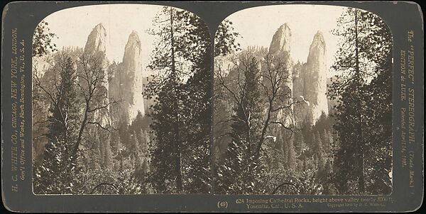 [Group of 100 Stereograph Views of California Nature and Landscapes With a Focus on Yosemite], Keystone View Company, Albumen silver prints