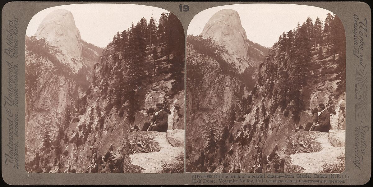 [Group of 23 Stereograph Views of Yosemite Valley Housed in Original Publisher's Box], Underwood &amp; Underwood (American), Albumen silver prints