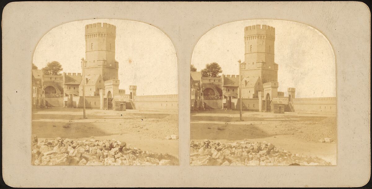 [Group of 17 Early Calotype Stereograph Views], Unknown, Albumen silver prints