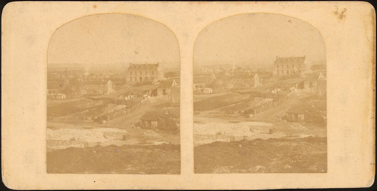 [Group of 17 Early Calotype Stereograph Views], Unknown, Albumen silver prints