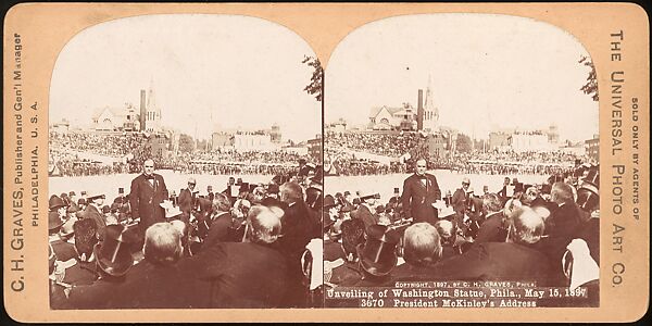 [Group of 12 Stereograph Views of Celebrities, Including Popes and Presidents], Underwood &amp; Underwood (American), Albumen silver prints