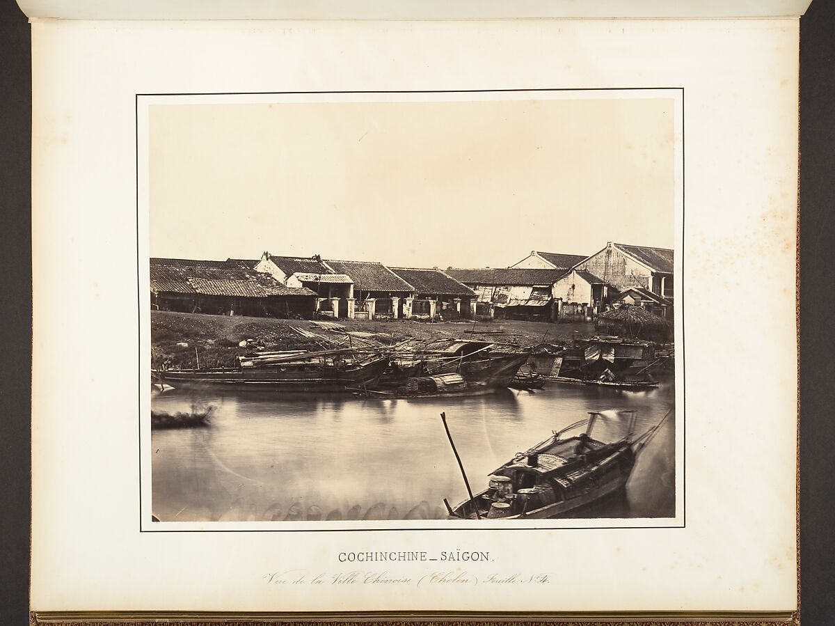 Vue de la Ville Chinoise (Cholen) Feuille No. 4, Emile Gsell (French, Sainte-Marie-aux-Mines 1838–1879 Vietnam), Albumen silver print from glass negative 