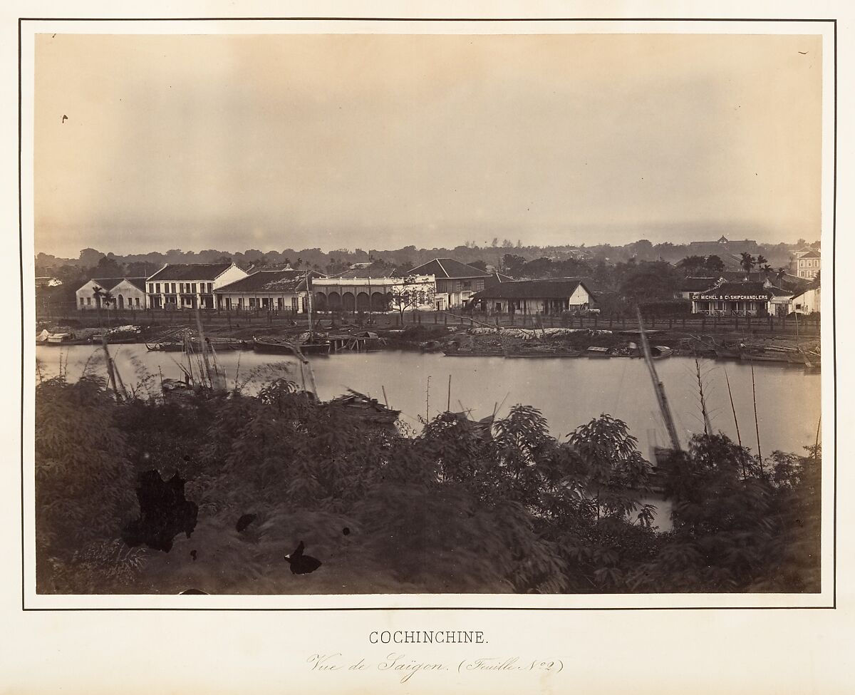 Vue de Saïgon (Feuille No. 2), Emile Gsell (French, Sainte-Marie-aux-Mines 1838–1879 Vietnam), Albumen silver print from glass negative 