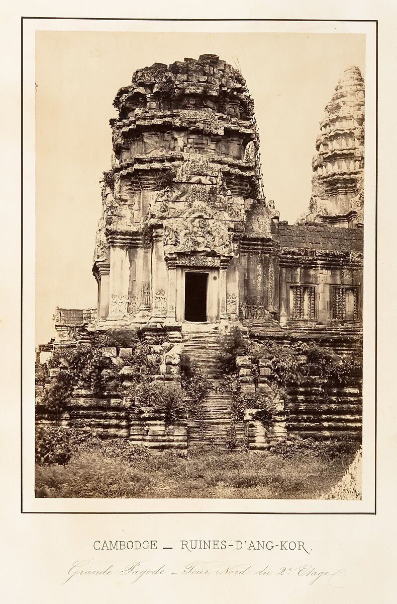 Grande Pagode - Tour Nord du 2e Etage, Emile Gsell (French, Sainte-Marie-aux-Mines 1838–1879 Vietnam), Albumen silver prints from glass negatives 