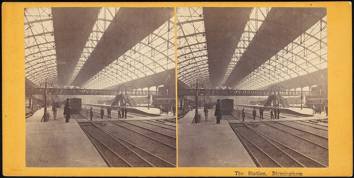 [Group of 6 Early Stereograph Views of Birmingham, England], Unknown (British), Albumen silver prints 
