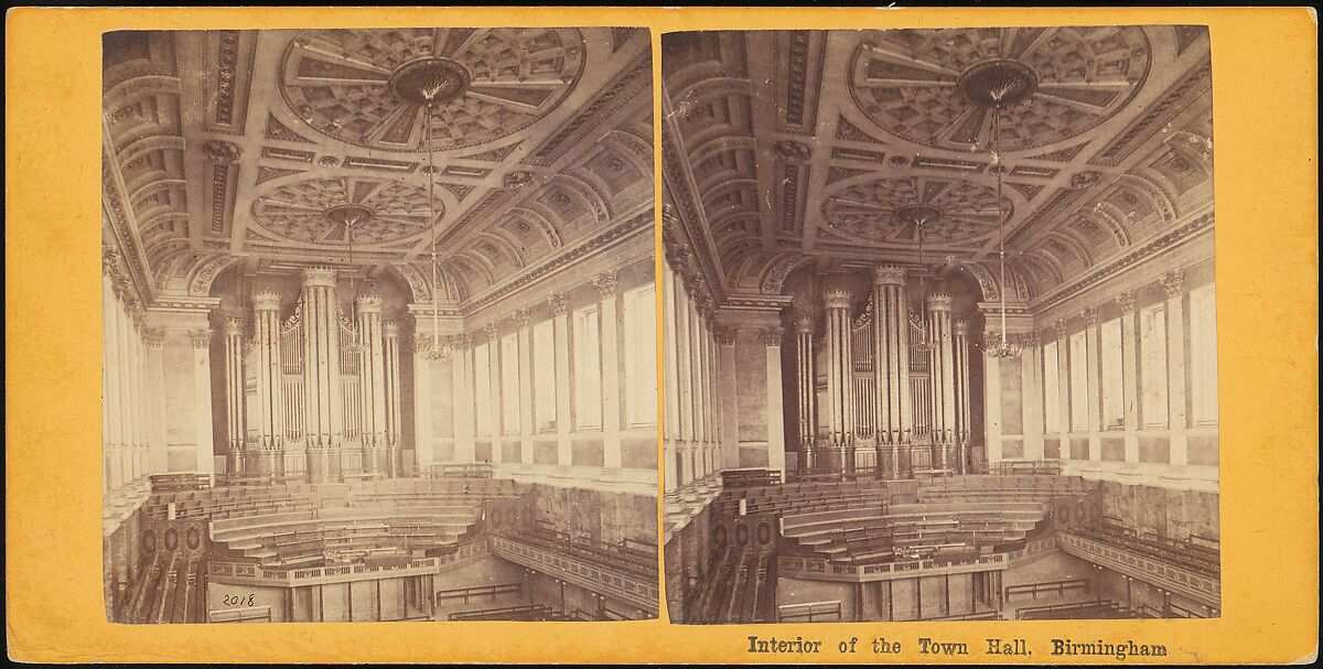 [Group of 6 Early Stereograph Views of Birmingham, England], Unknown (British), Albumen silver prints