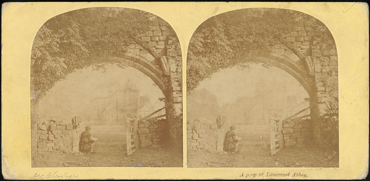 [Group of 16 Early Stereograph Views of British Abbeys], Unknown (British), Albumen silver prints