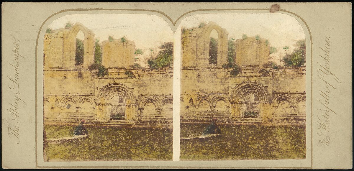 [Group of 16 Early Stereograph Views of British Abbeys], Unknown (British), Albumen silver prints