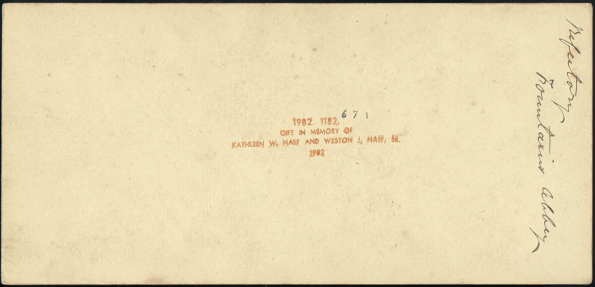 [Group of 16 Early Stereograph Views of British Abbeys], Unknown (British), Albumen silver prints