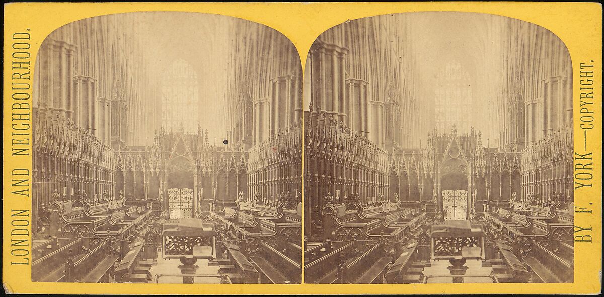 [Group of 16 Early Stereograph Views of British Abbeys], Unknown (British), Albumen silver prints