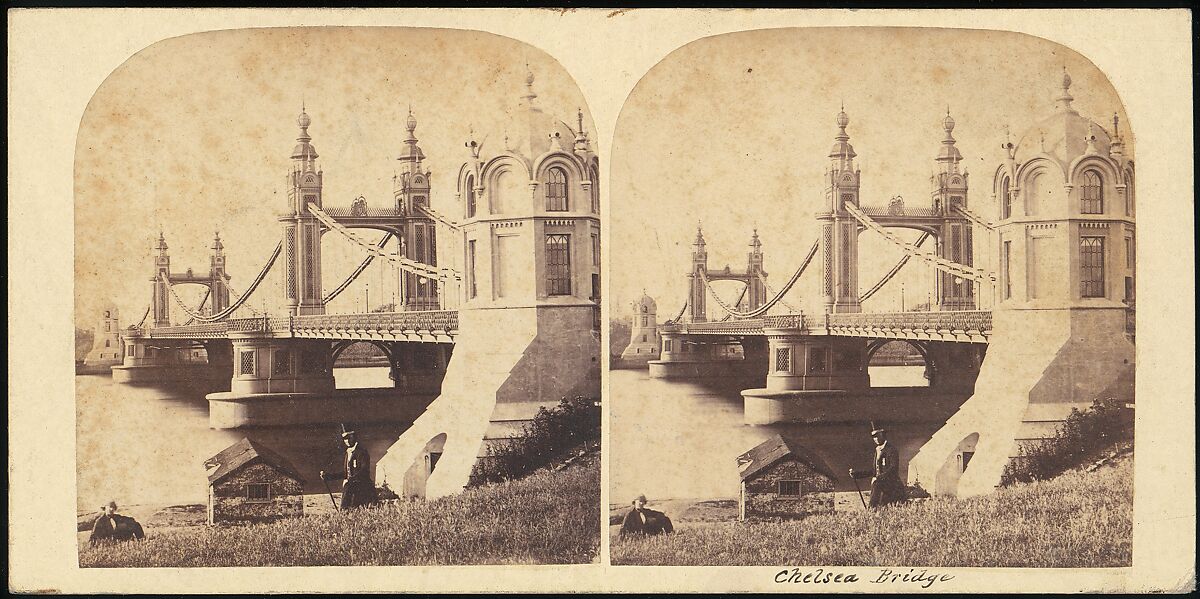 [Pair of Early Stereograph Views of British Bridges], Stereoscopic Gems, Albumen silver prints