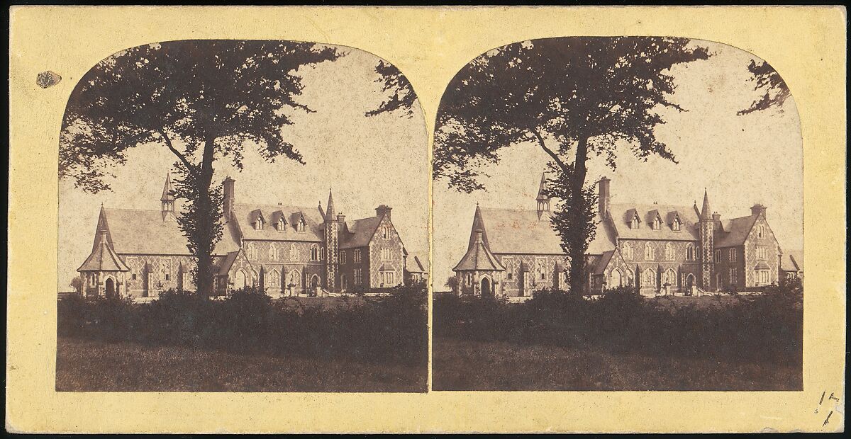 [Group of 3 Stereograph Views of British Buildings], Unknown (British), Albumen silver prints