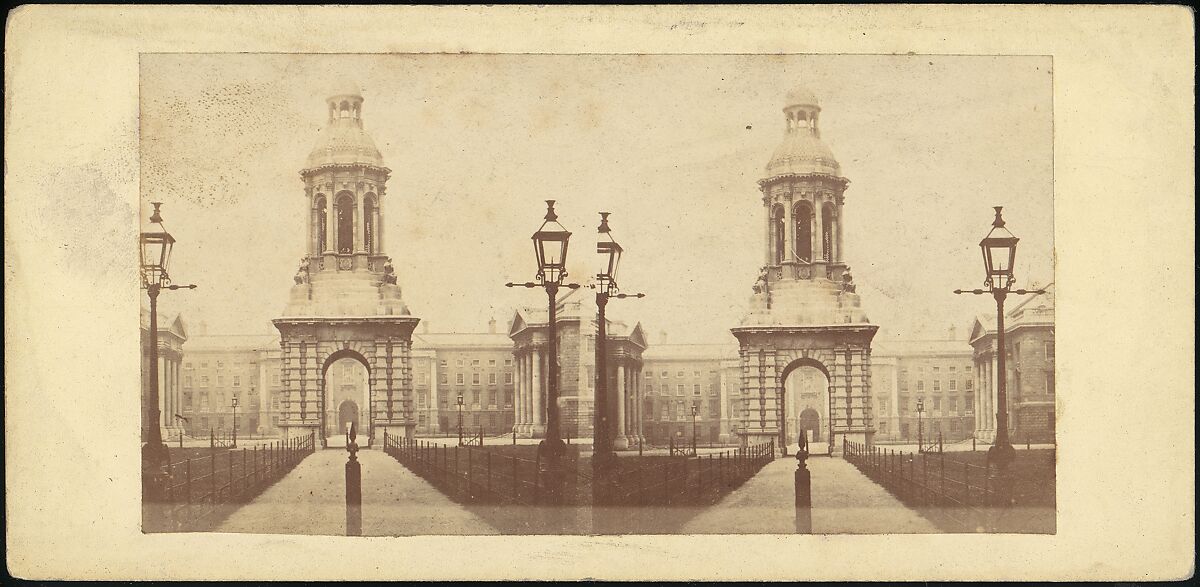 [Group of 15 Early Stereograph Views of Cambridge, England and the Surrounding Area], Thomas Small (British), Albumen silver prints 