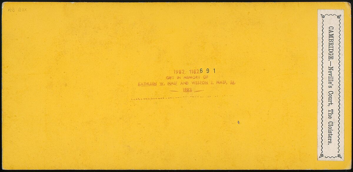 [Group of 15 Early Stereograph Views of Cambridge, England and the Surrounding Area], Thomas Small (British), Albumen silver prints