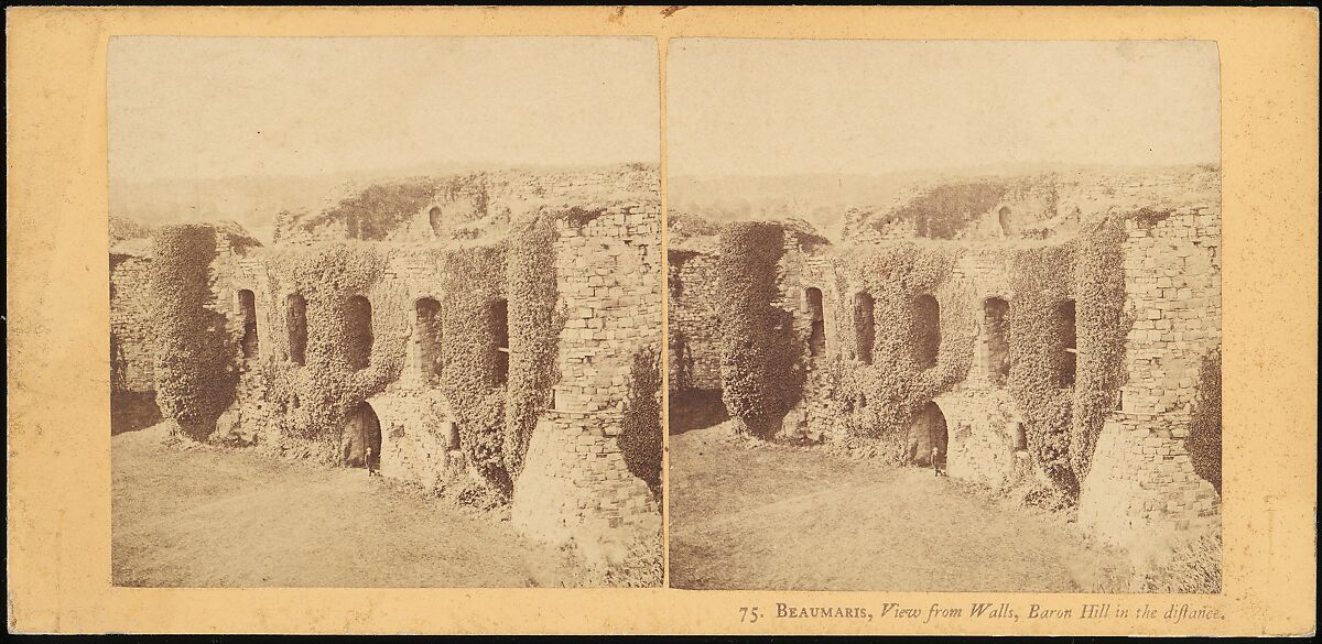 [Group of 13 Early Stereograph Views of British Castles], London Stereoscopic Company (British), Albumen silver prints