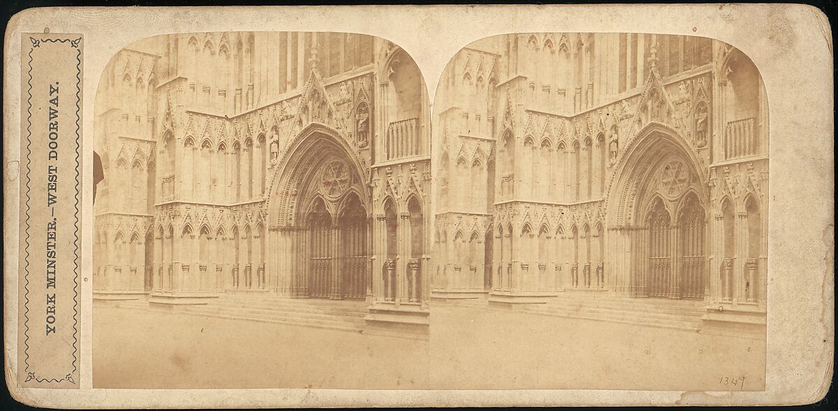 [Group of 23 Early Stereograph Views of British Cathedrals], Unknown (British), Albumen silver prints