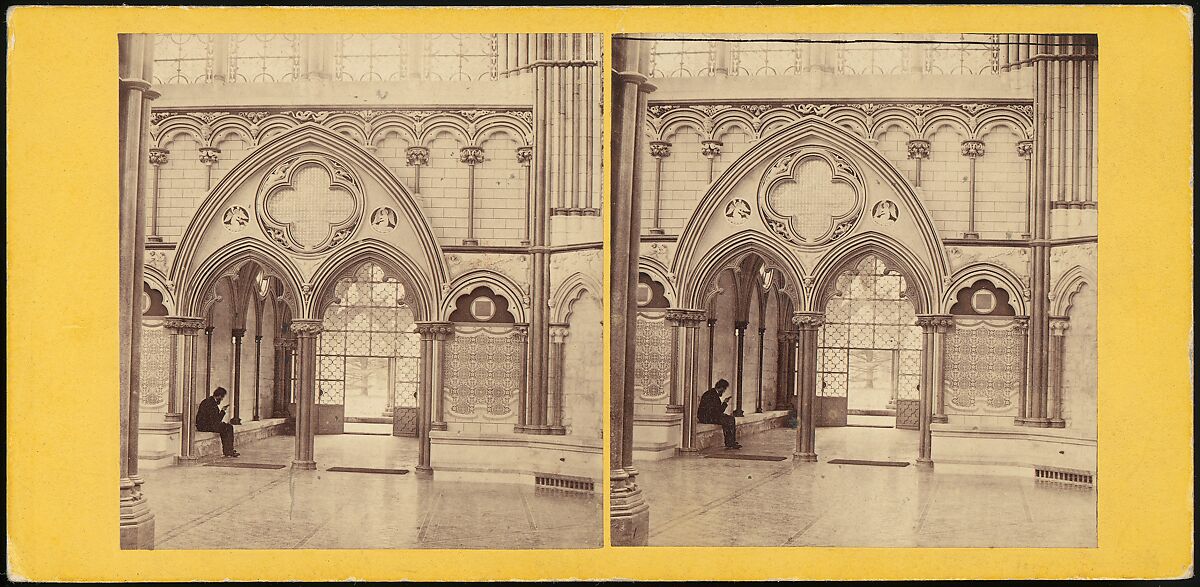 [Group of 23 Early Stereograph Views of British Cathedrals], Unknown (British), Albumen silver prints