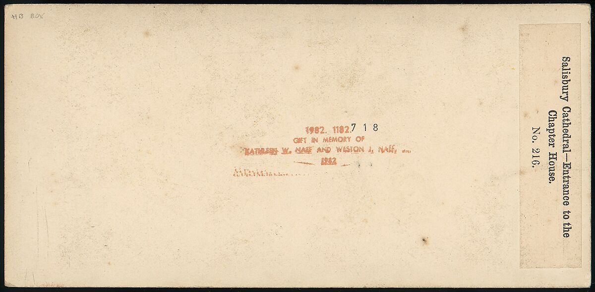 [Group of 23 Early Stereograph Views of British Cathedrals], Unknown (British), Albumen silver prints