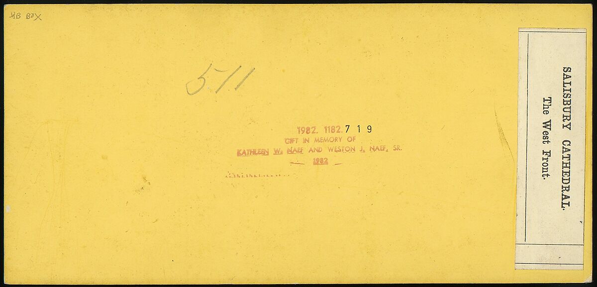 [Group of 23 Early Stereograph Views of British Cathedrals], Unknown (British), Albumen silver prints