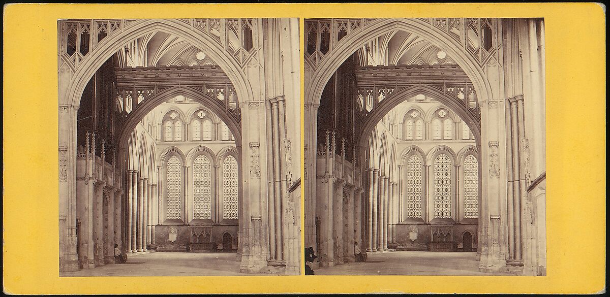 [Group of 23 Early Stereograph Views of British Cathedrals], Unknown (British), Albumen silver prints
