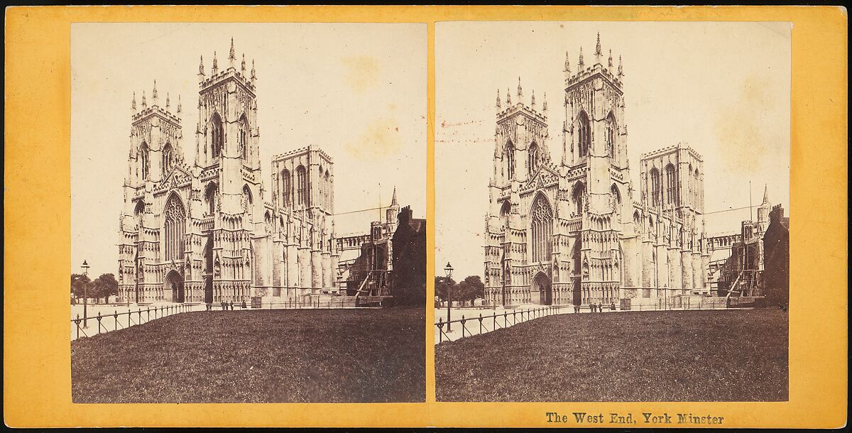 [Group of 23 Early Stereograph Views of British Cathedrals], Unknown (British), Albumen silver prints