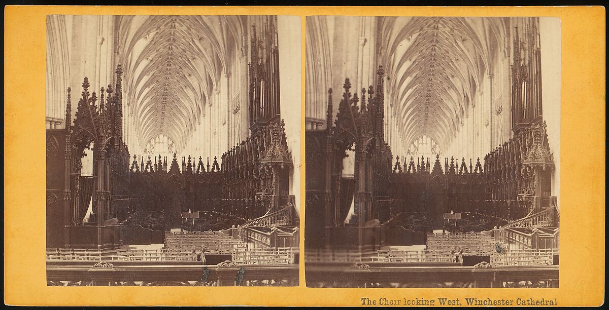 [Group of 23 Early Stereograph Views of British Cathedrals], Unknown (British), Albumen silver prints