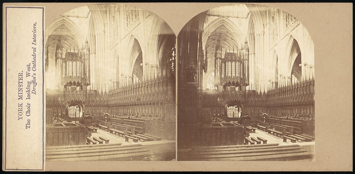 [Group of 23 Early Stereograph Views of British Cathedrals], Unknown (British), Albumen silver prints