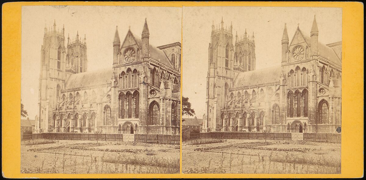 [Group of 23 Early Stereograph Views of British Cathedrals], Unknown (British), Albumen silver prints