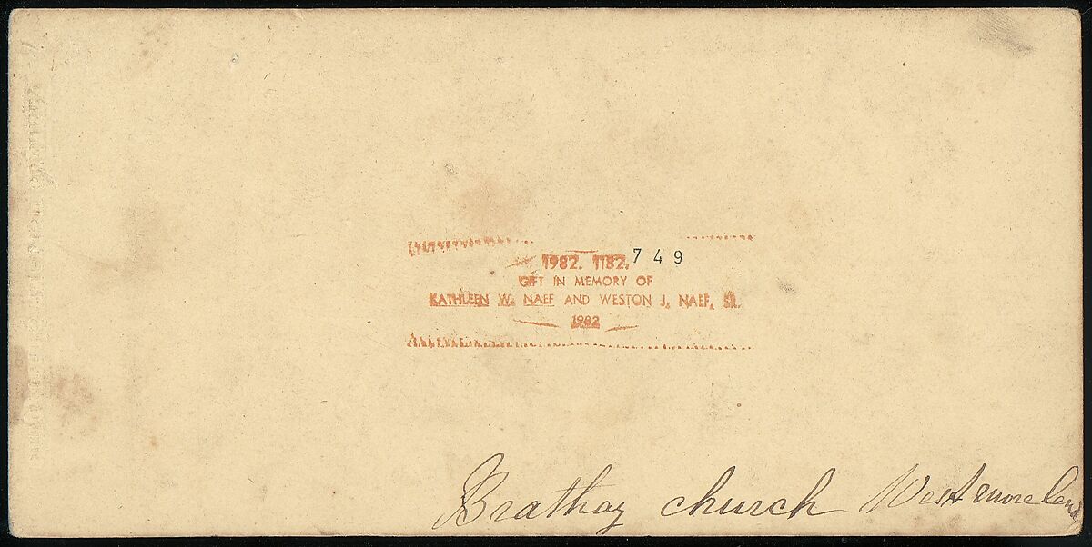 [Group of 17 Early Stereograph Views of British Churches], Sedgfield's English Scenery (British), Albumen silver prints