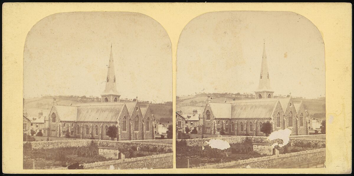 [Group of 17 Early Stereograph Views of British Churches], Sedgfield's English Scenery (British), Albumen silver prints