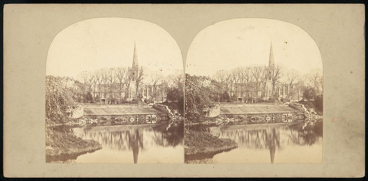 [Group of 17 Early Stereograph Views of British Churches], Sedgfield's English Scenery (British), Albumen silver prints