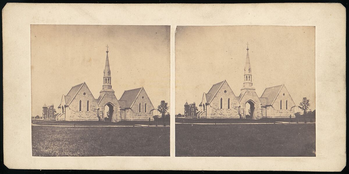 [Group of 17 Early Stereograph Views of British Churches], Sedgfield's English Scenery (British), Albumen silver prints