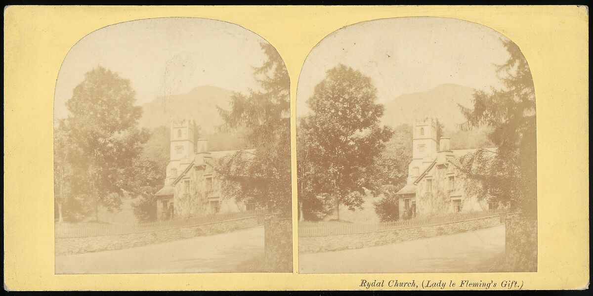 [Group of 17 Early Stereograph Views of British Churches], Sedgfield's English Scenery (British), Albumen silver prints