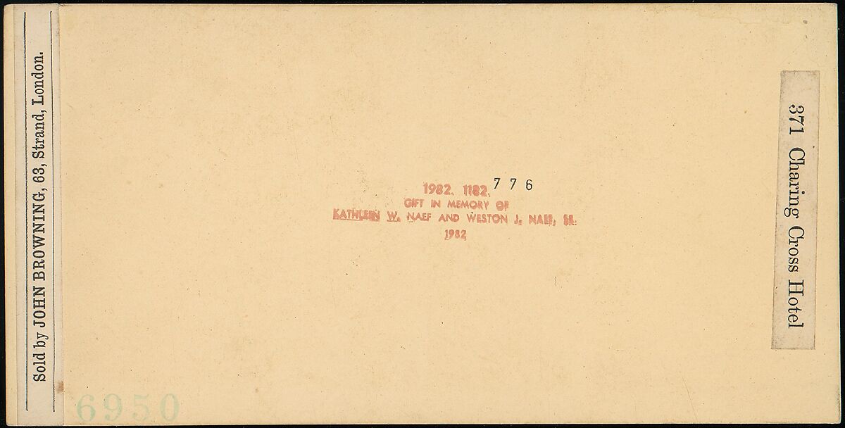 [Group of 5 Early Stereograph Views of British Hotels and Inns], Unknown (British), Albumen silver prints