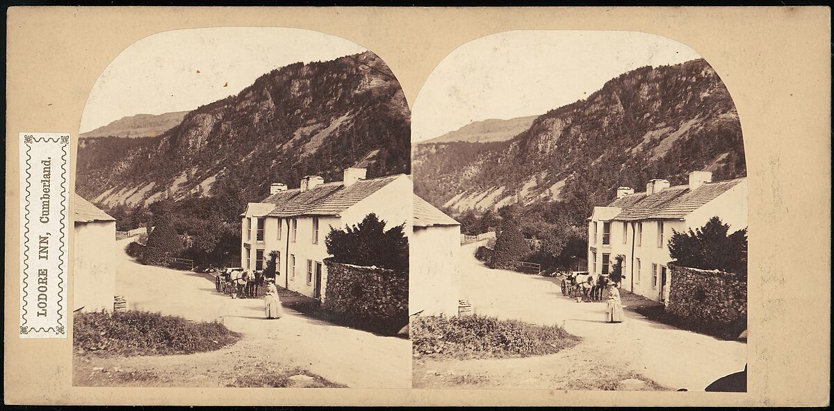 [Group of 5 Early Stereograph Views of British Hotels and Inns], Unknown (British), Albumen silver prints