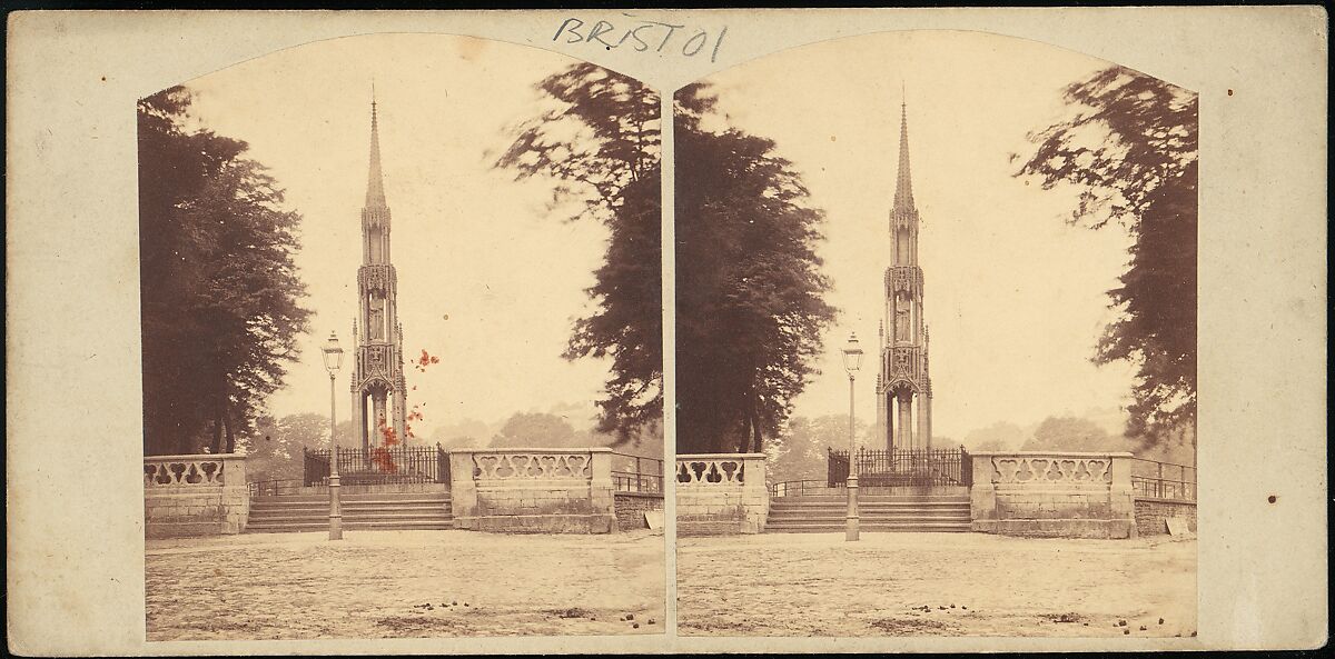[Group of 8 Early Stereograph Views of British Monuments, Memorials, and Tombs], Lennie (British, born Scotland), Albumen silver prints 