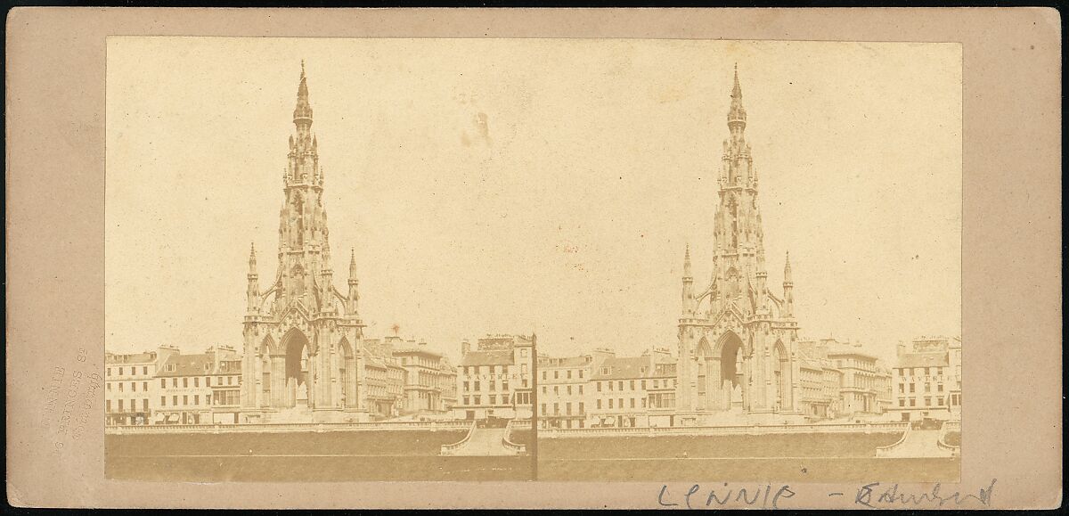[Group of 8 Early Stereograph Views of British Monuments, Memorials, and Tombs], Lennie (British, born Scotland), Albumen silver prints