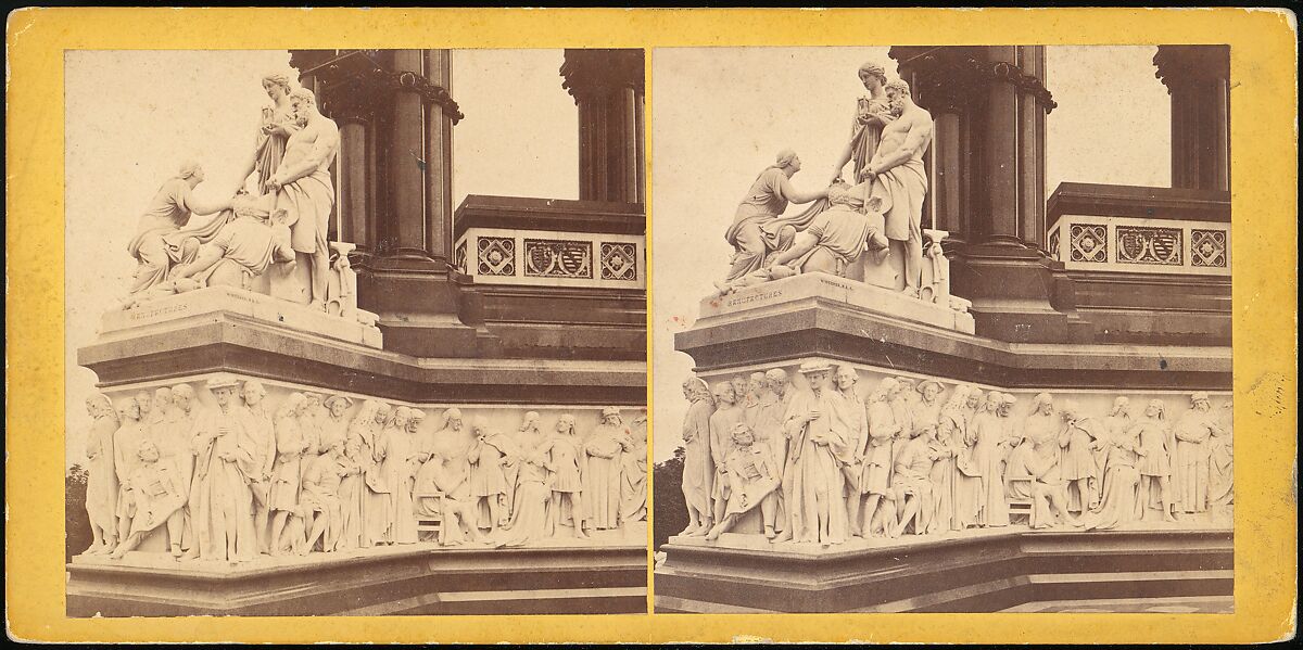 [Group of 8 Early Stereograph Views of British Monuments, Memorials, and Tombs], Lennie (British, born Scotland), Albumen silver prints