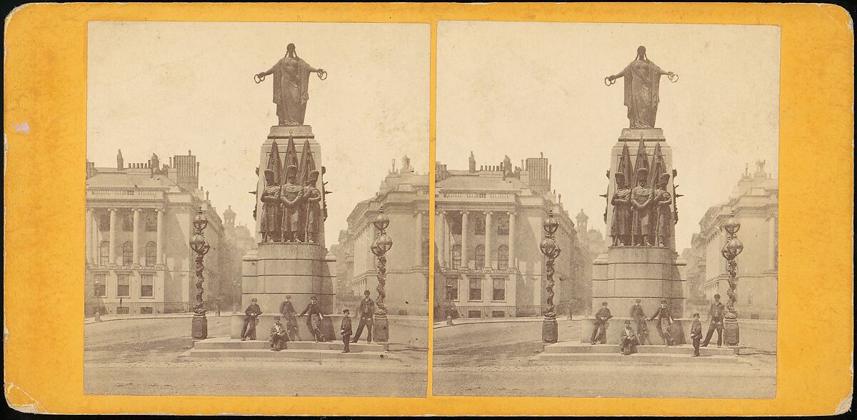 [Group of 8 Early Stereograph Views of British Monuments, Memorials, and Tombs], Lennie (British, born Scotland), Albumen silver prints