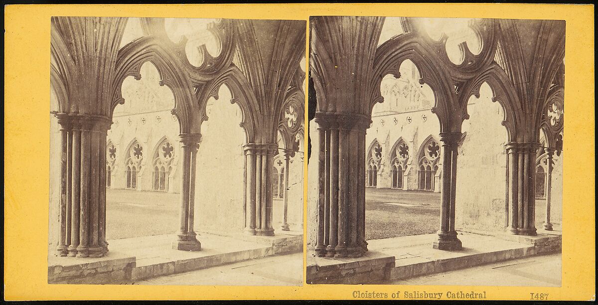 [Group of 10 Early Stereograph Views of British Chapels and Cloisters], Unknown (British), Albumen silver prints