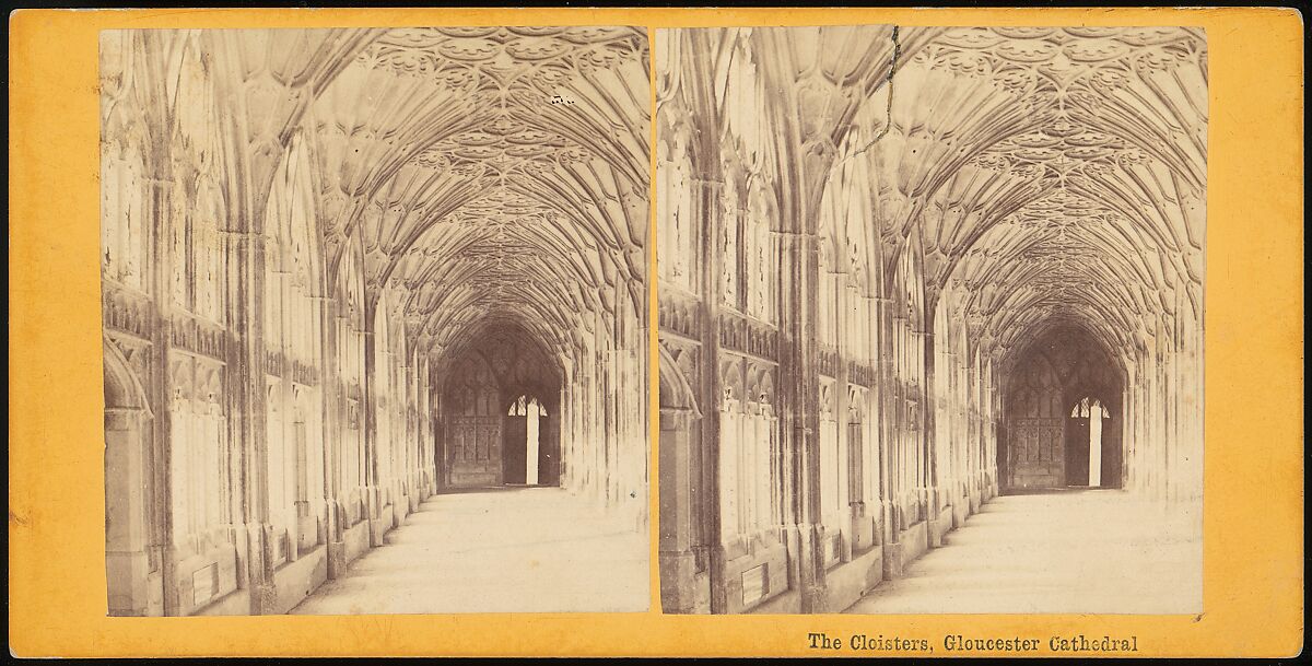 [Group of 10 Early Stereograph Views of British Chapels and Cloisters], Unknown (British), Albumen silver prints
