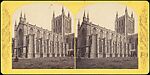 [Group of 12 Stereograph Views of British Cathedrals], Unknown (British), Albumen silver prints