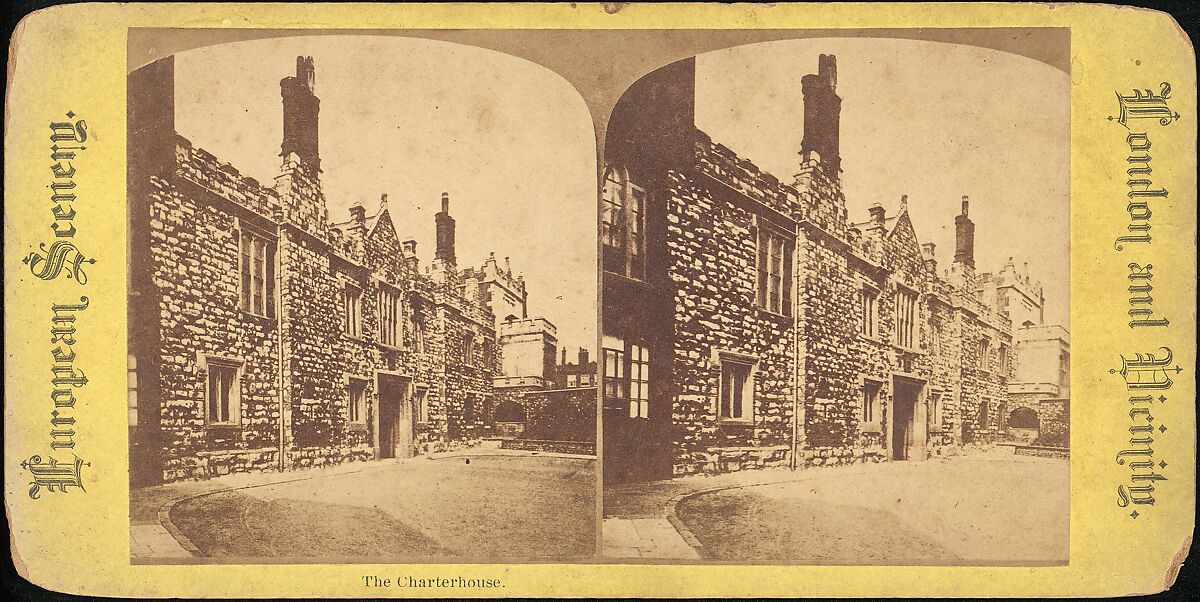 The Charterhouse, European Scenery, Albumen silver prints 