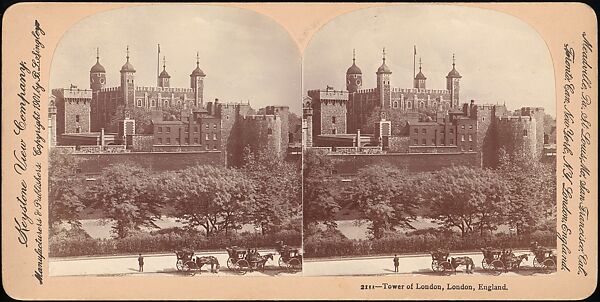 Tower of London, London, England, Benneville Lloyd Singley (American, Union Township, Pennsylvania 1864–1938 Meadville, Pennsylvania), Albumen silver prints 