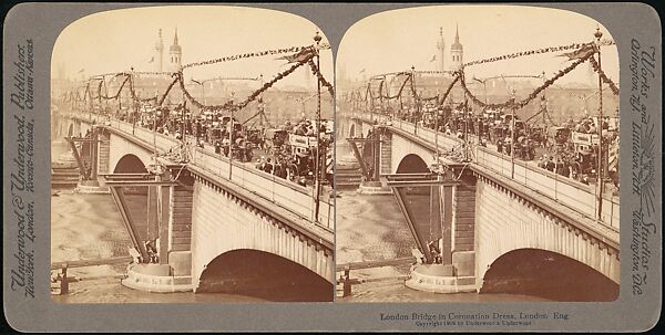 [Group of 4 Stereograph Views of the Coronation of Edward VII, London, England], H. C. White Company (American), Albumen silver prints