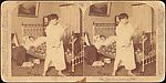 [Group of 7 Stereograph Views of Families With Babies], Unknown, Albumen silver prints
