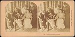 [Group of 7 Stereograph Views of Families With Babies], Unknown, Albumen silver prints