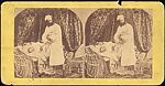 [Group of 7 Stereograph Views of Families With Babies]